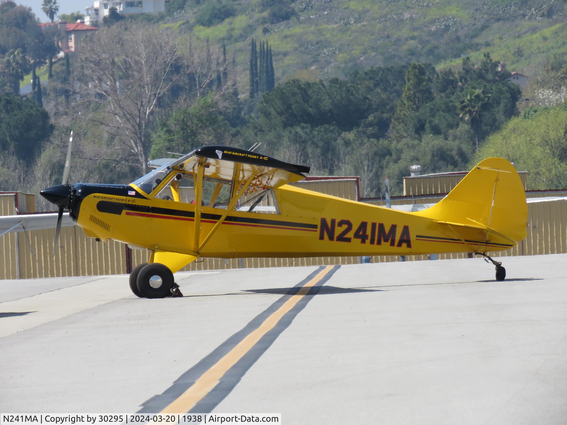 N241MA, 2011 Aviat A-1C-180 Husky C/N 3110, Parked