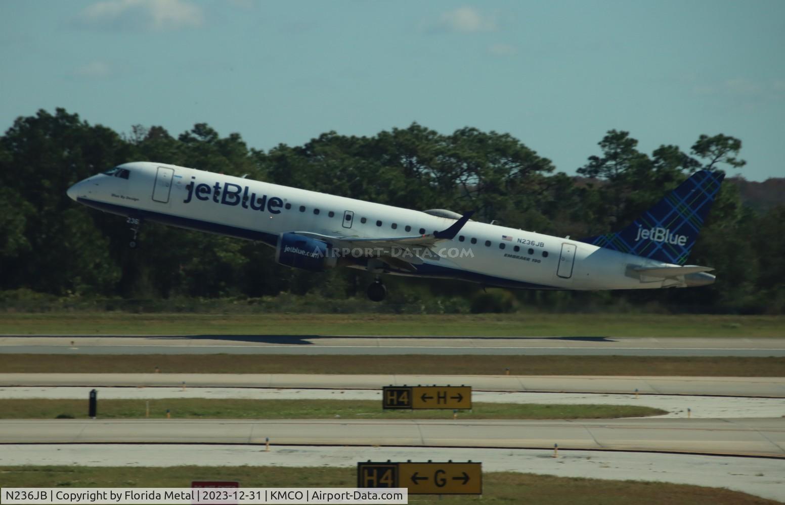 N236JB, 2006 Embraer 190AR (ERJ-190-100IGW) C/N 19000035, JBU E190 zx MCO-DCA