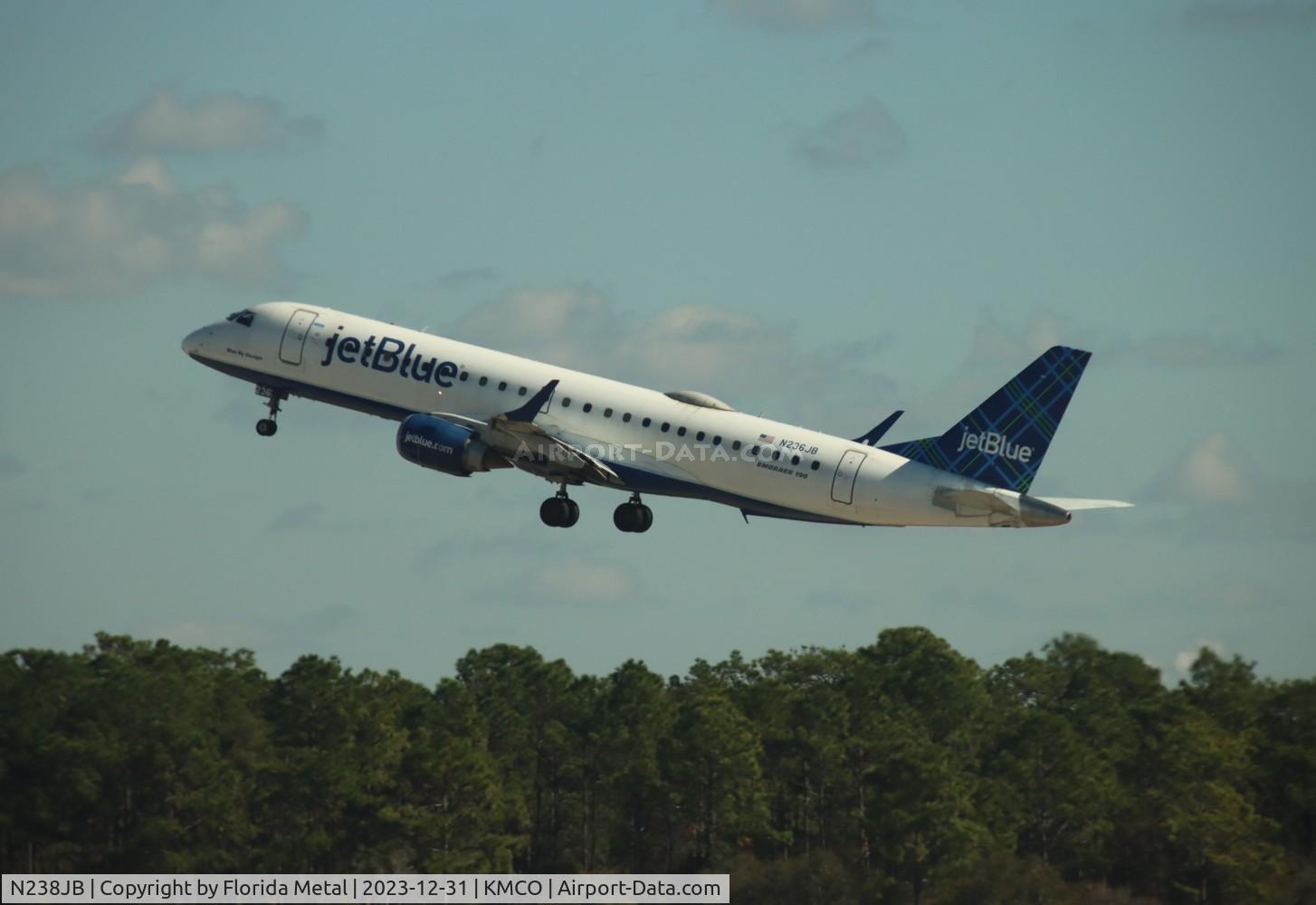 N238JB, 2006 Embraer 190AR (ERJ-190-100IGW) C/N 19000039, JBU E190 zx MCO-DCA