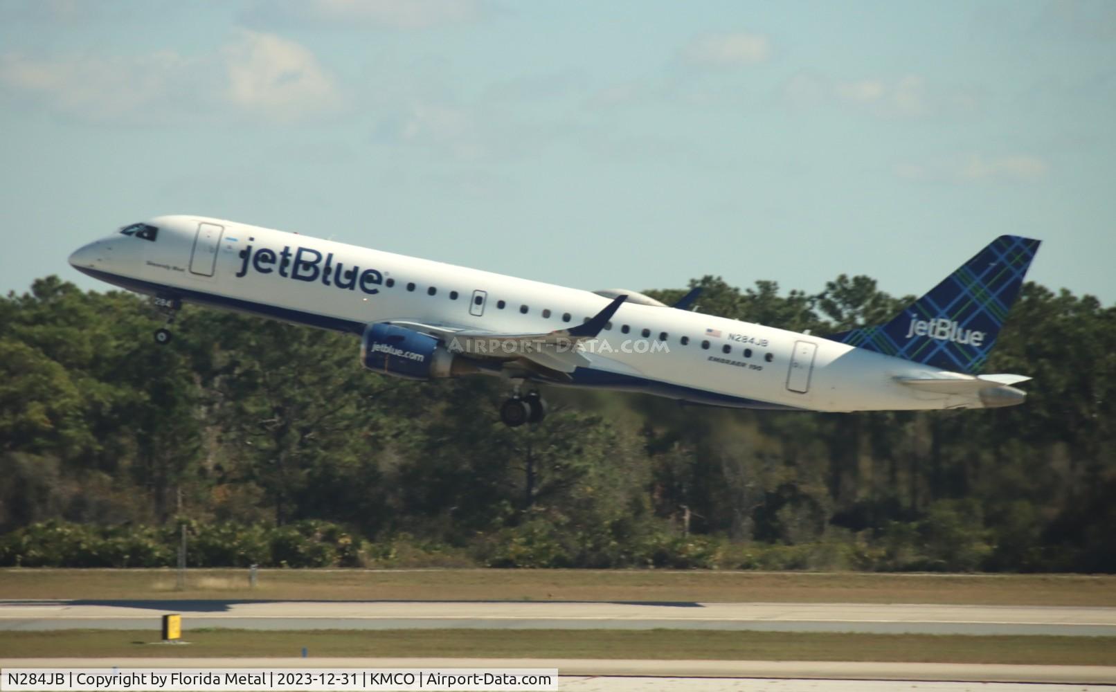 N284JB, 2008 Embraer 190AR (ERJ-190-100IGW) C/N 19000144, JBU E190 zx MCO-SYR