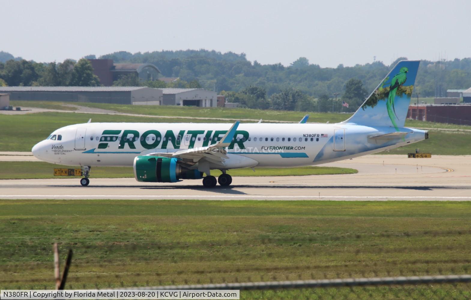 N380FR, 2021 Airbus A320-251N C/N 10512, FFT A32N Verde zx CVG-ATL