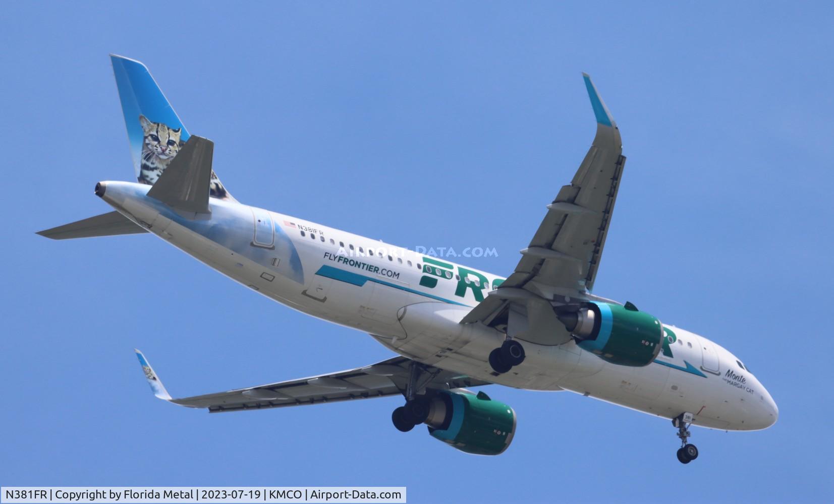 N381FR, 2021 Airbus A320-251NEO C/N 10544, FFT A32N Monty zx CLT-MCO