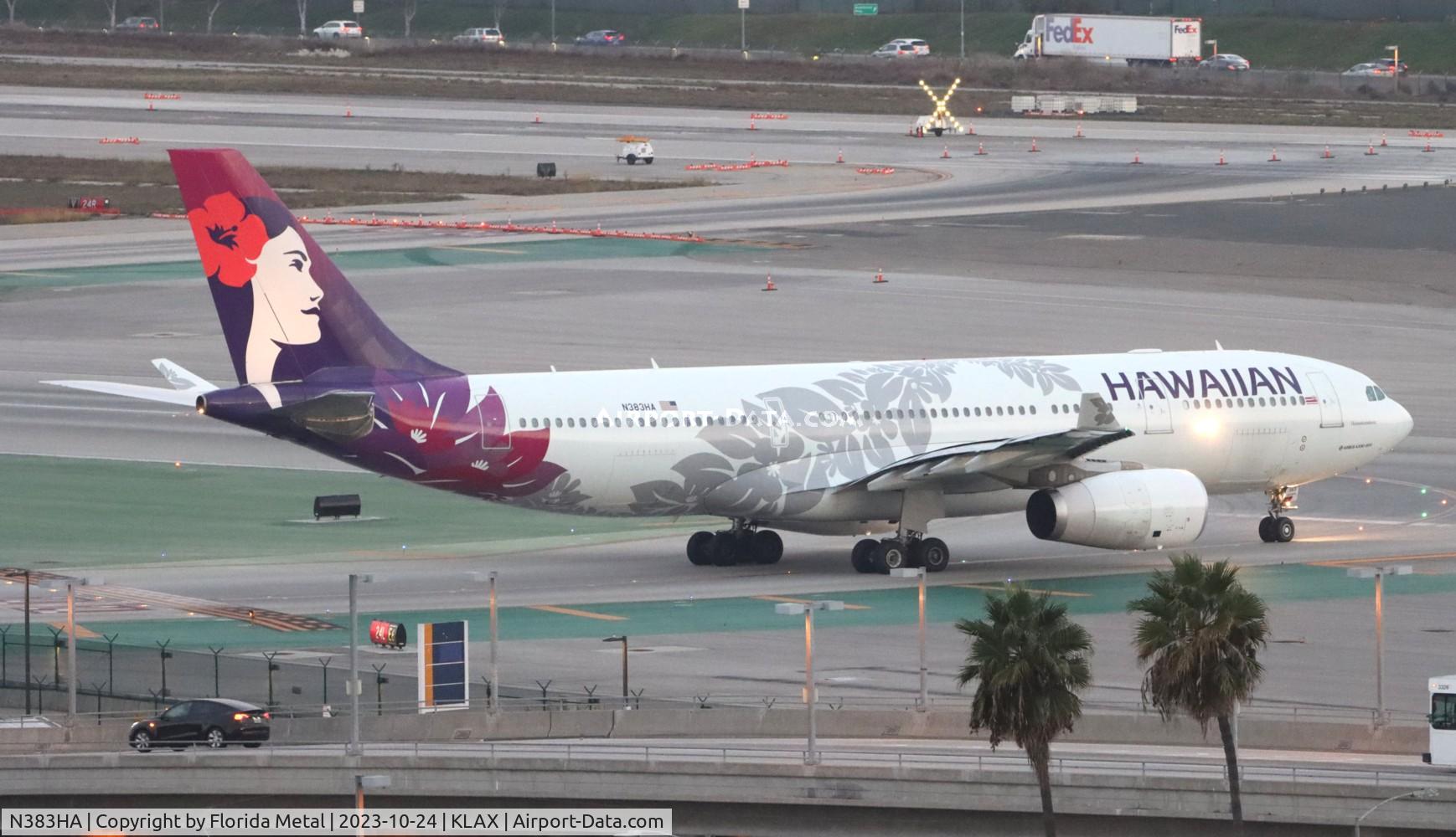 N383HA, 2011 Airbus A330-243 C/N 1217, HAL A332 zx LAX-HNL
