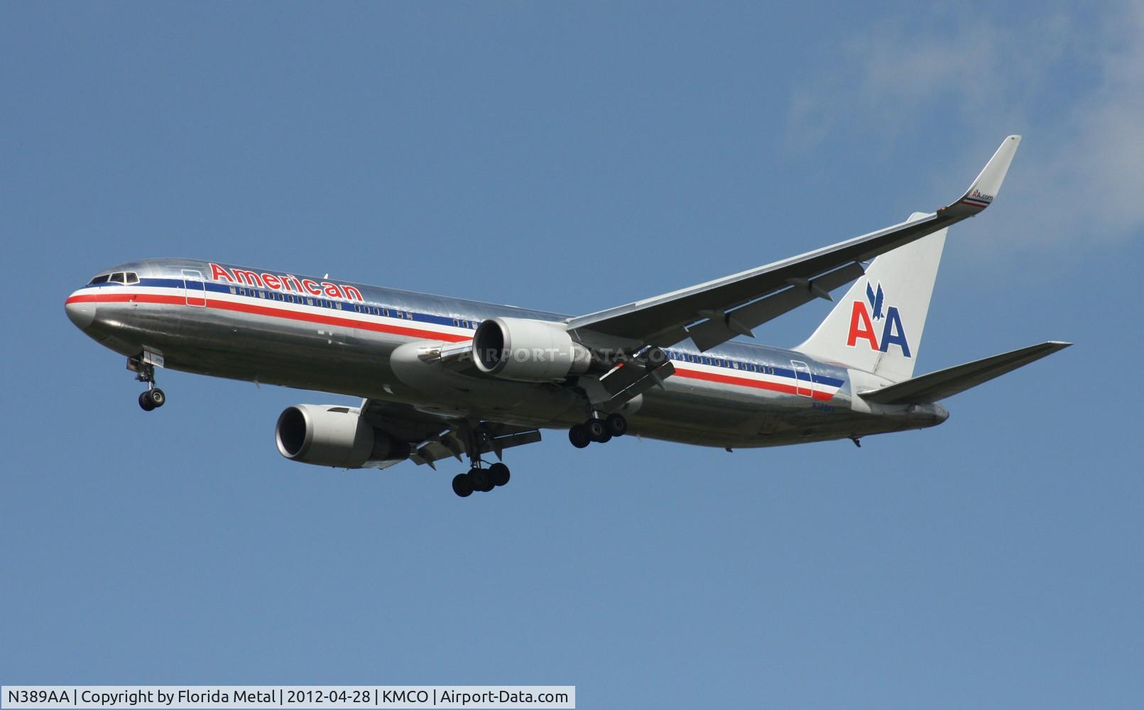 N389AA, 1994 Boeing 767-323 C/N 27449, AAL 763 oc zx MIA-MCO