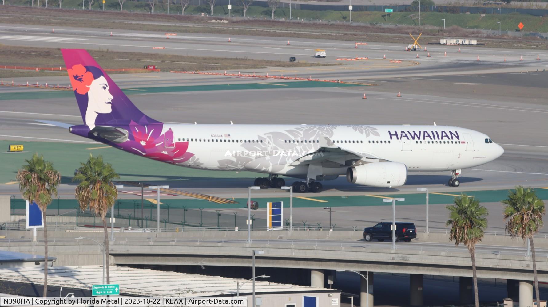 N390HA, 2012 Airbus A330-243 C/N 1389, HAL A332 zx LAX-OGG