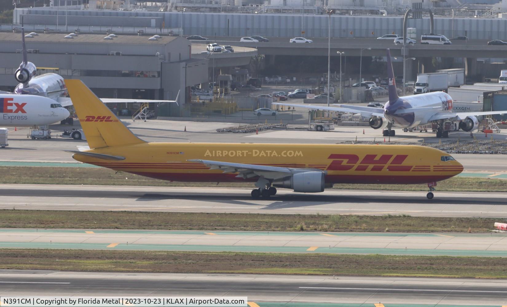 N391CM, 2002 Boeing 767-381/ER C/N 32975, DHL 767-300F zx LAX-CVG
