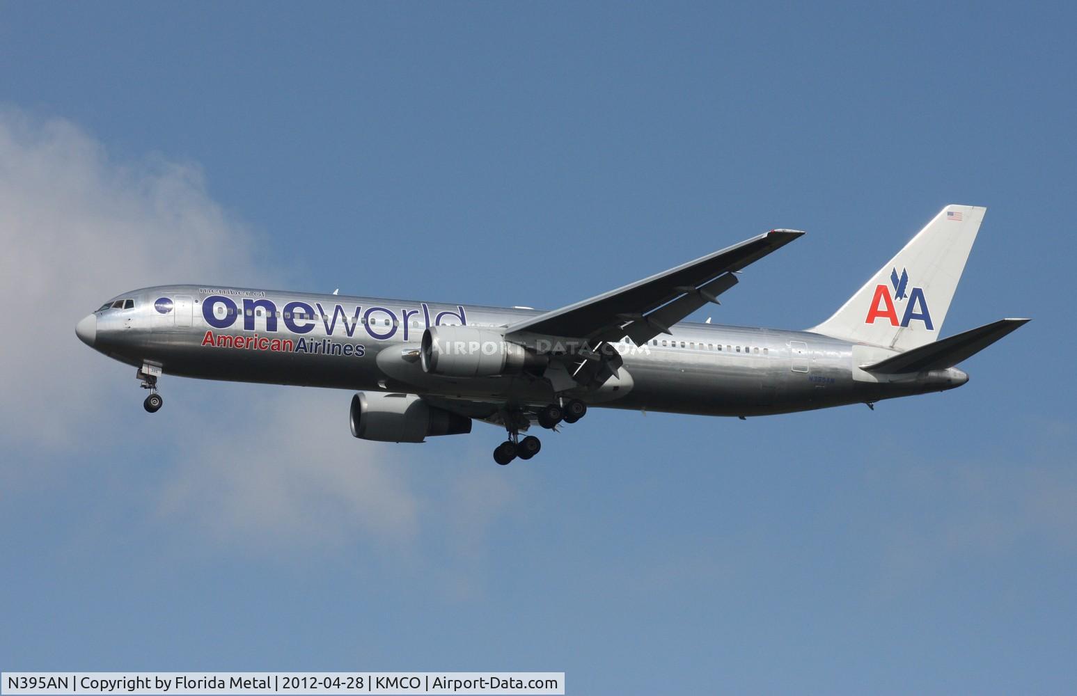 N395AN, 1998 Boeing 767-323 C/N 29432, AAL 763 One World zx MIA-MCO