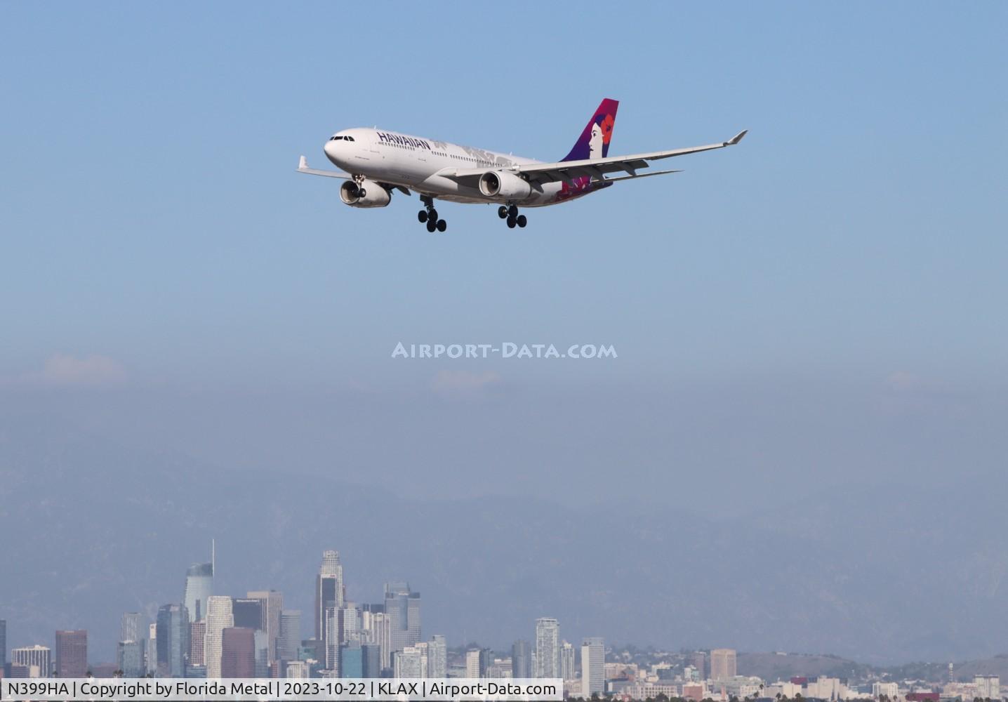 N399HA, 2013 Airbus A330-243 C/N 1496, HAL A332 zx HNL-LAX