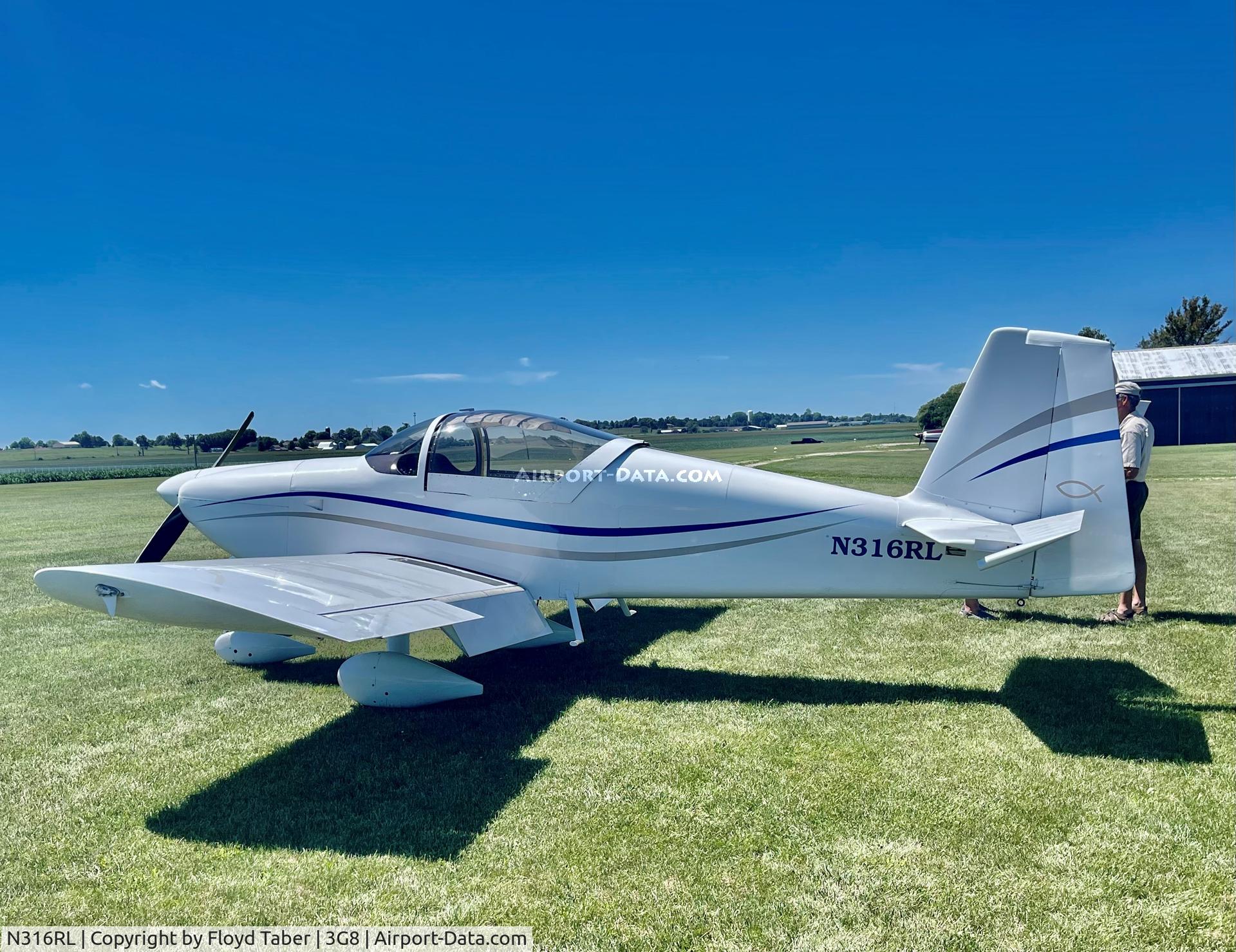 N316RL, 2005 Vans RV-6A C/N 25826, At Geneseo Airpark 410 EAA Meeting