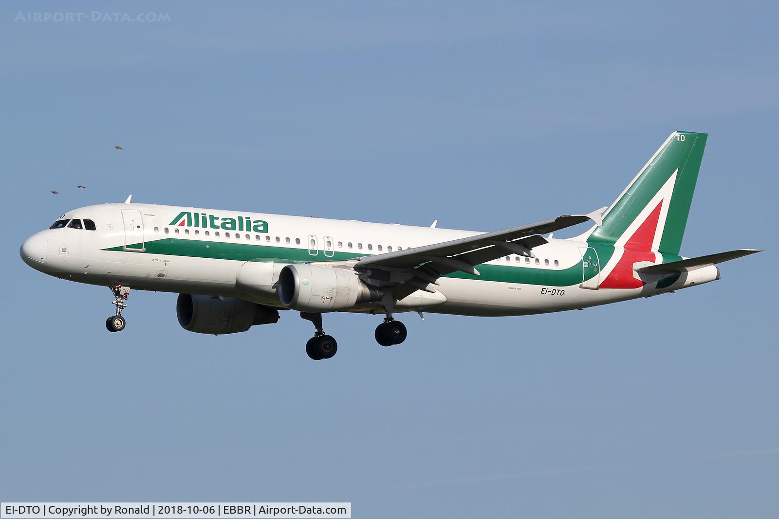 EI-DTO, 2010 Airbus A320-216 C/N 4152, at ebbr