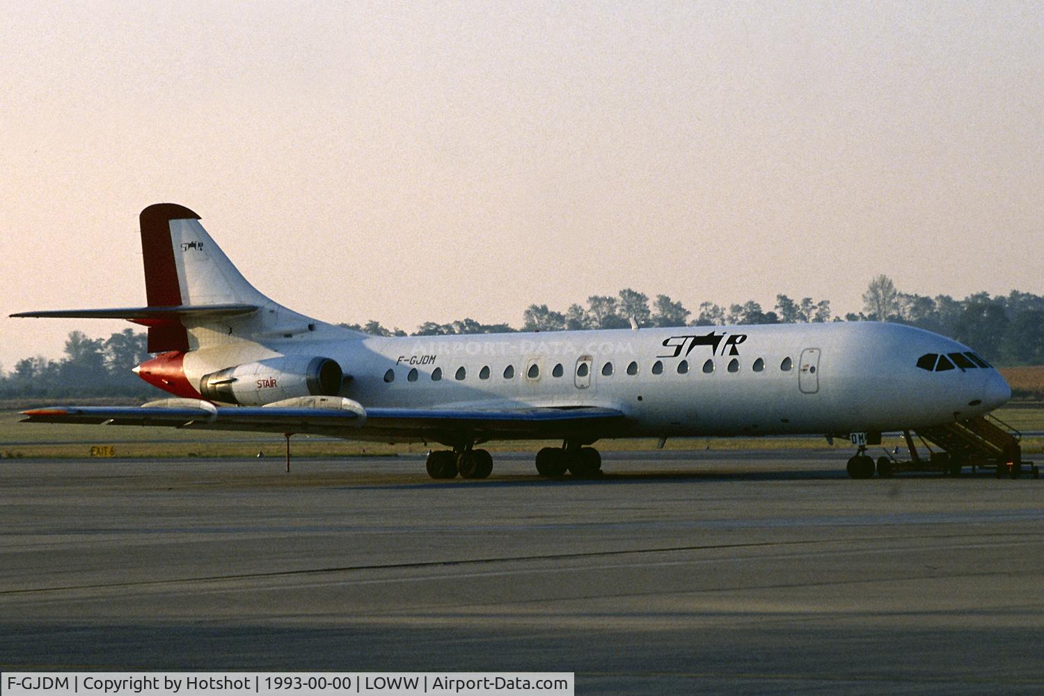 F-GJDM, 1965 Aerospatiale SE-210 Caravelle 10B3 Super B C/N 188, STAR airlines on a charter for some operator