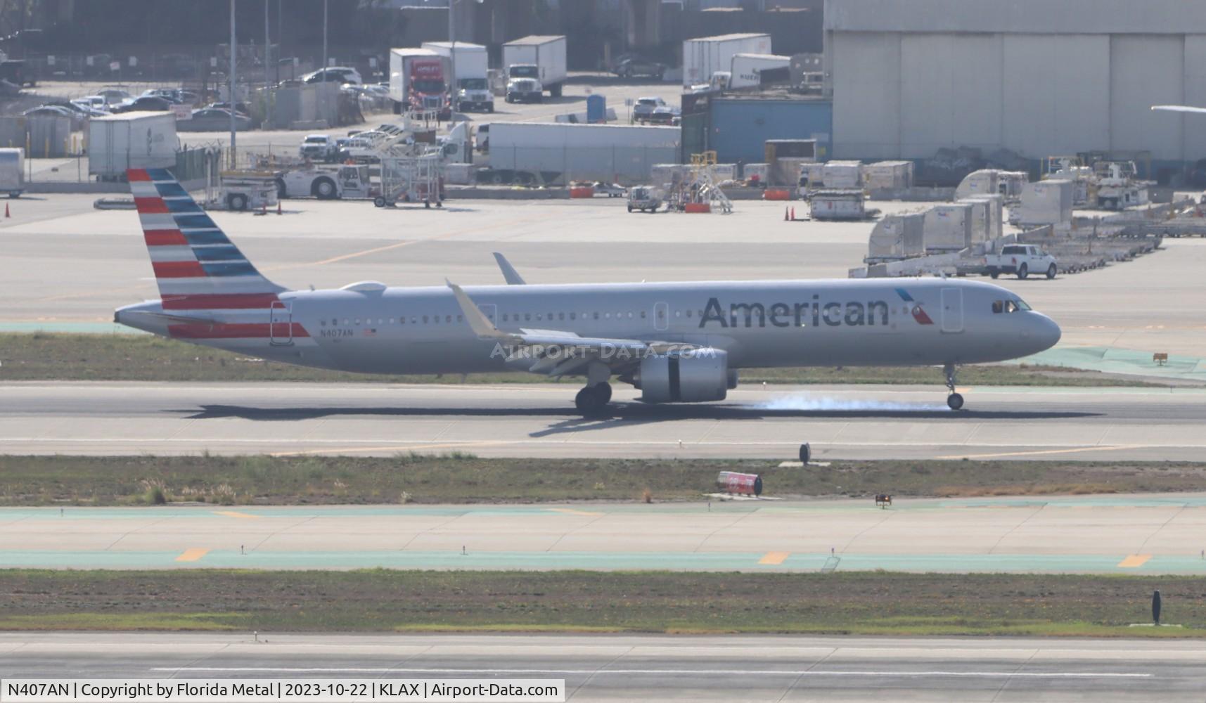 N407AN, Airbus A321-253NX C/N 8898, AAL A321N zx ORD-LAX