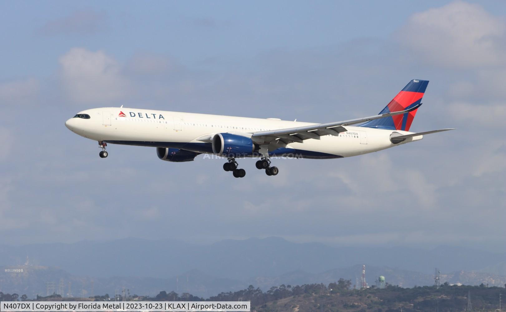 N407DX, 2020 Airbus A330-941 C/N 1957, DAL A339 zx HND-LAX