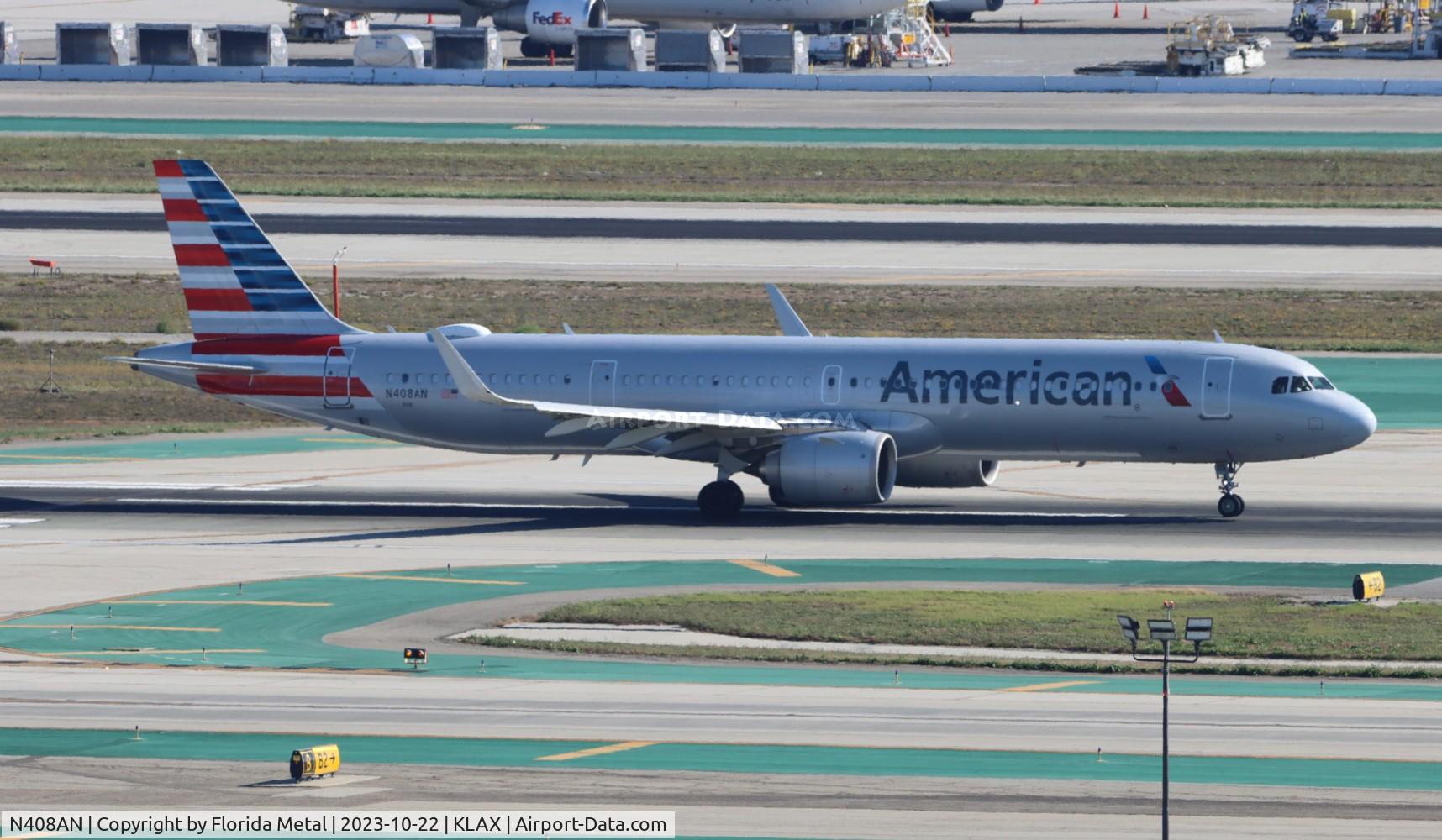 N408AN, 2019 Airbus A321-253NX C/N 9083, AAL A321N zx LAX-PHL