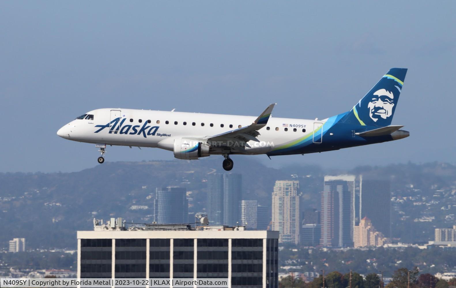 N409SY, 2022 Embraer ERJ-175 C/N 17000903, SKW/ASA E175 zx SFO-LAX