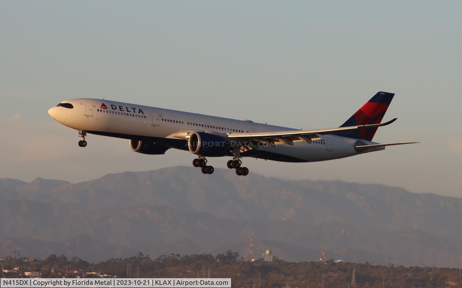 N415DX, 2022 Airbus A330-941 C/N 1997, DAL A339 zx LFPG-LAX