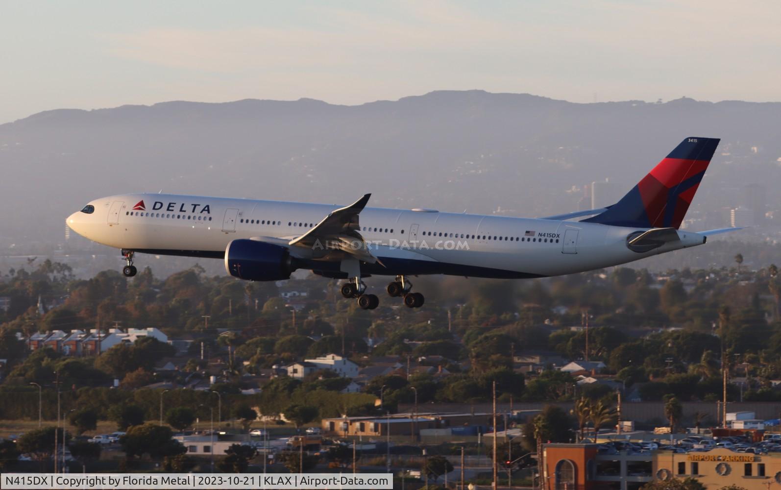 N415DX, 2022 Airbus A330-941 C/N 1997, DAL A339 zx LFPG-LAX
