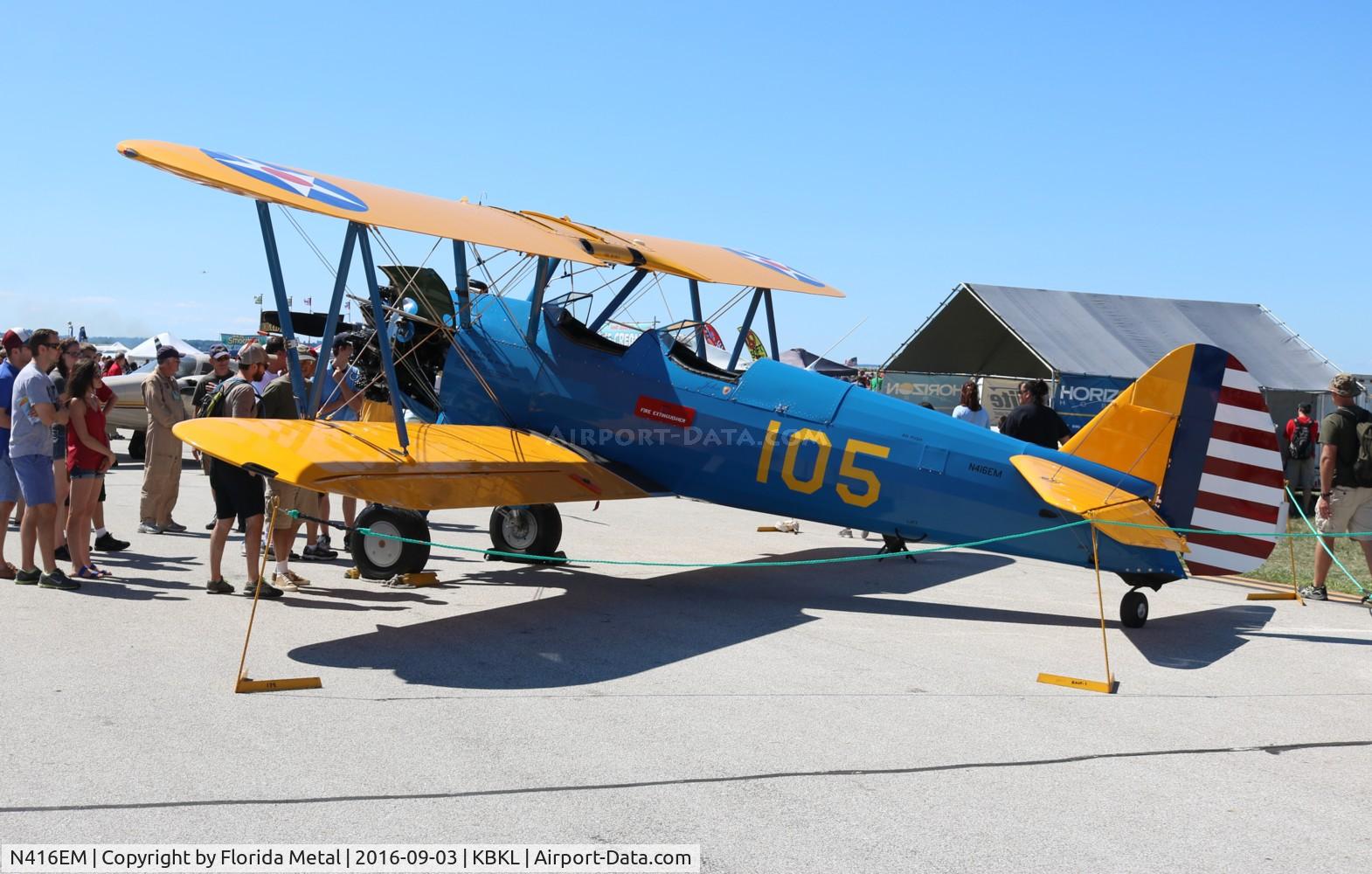 N416EM, 1940 Boeing PT-17 Kaydet (A75N1) C/N 75-519, PT-17 zx