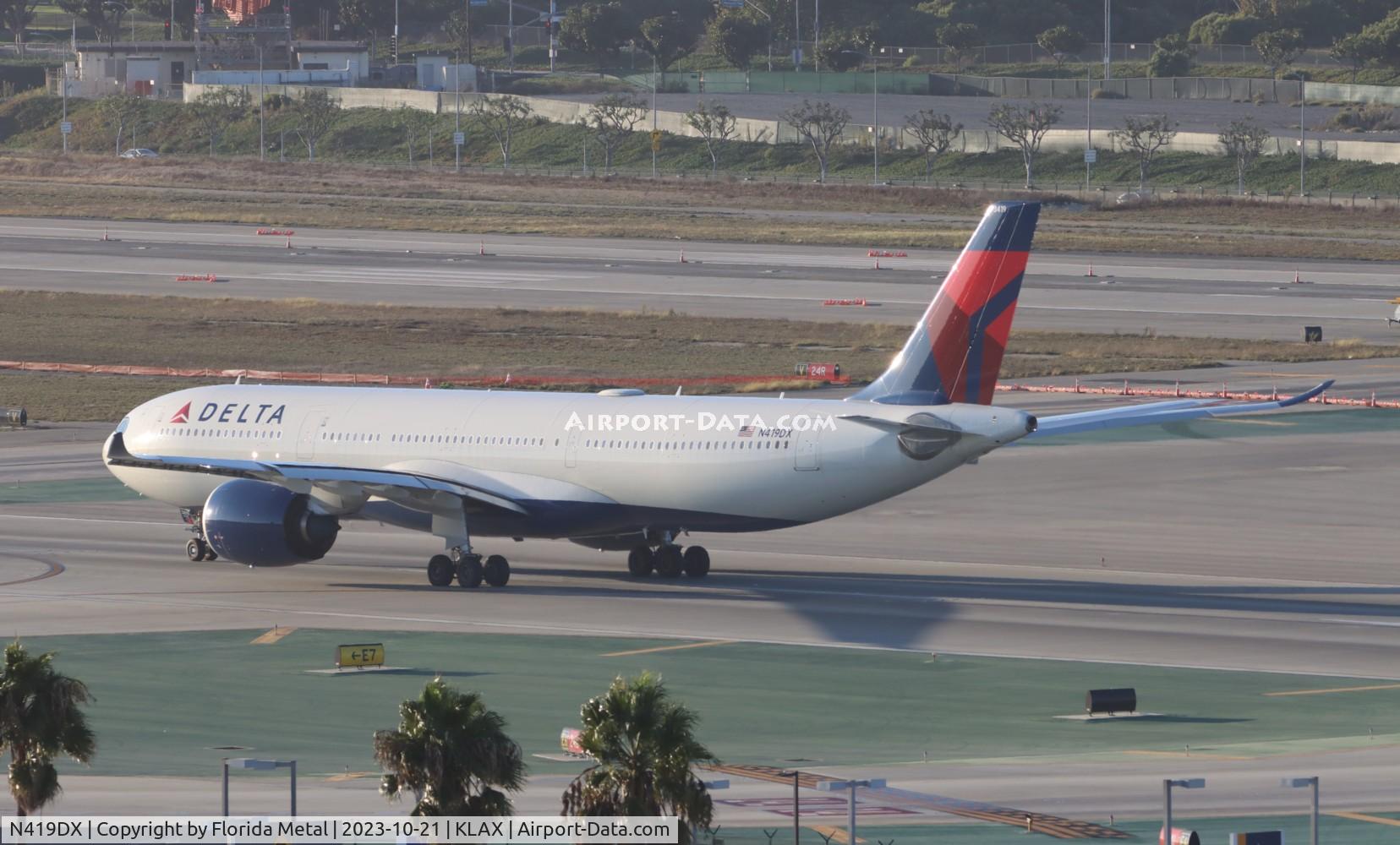N419DX, 2022 Airbus A330-941 C/N 2014, DAL A339 zx LAX-CDG