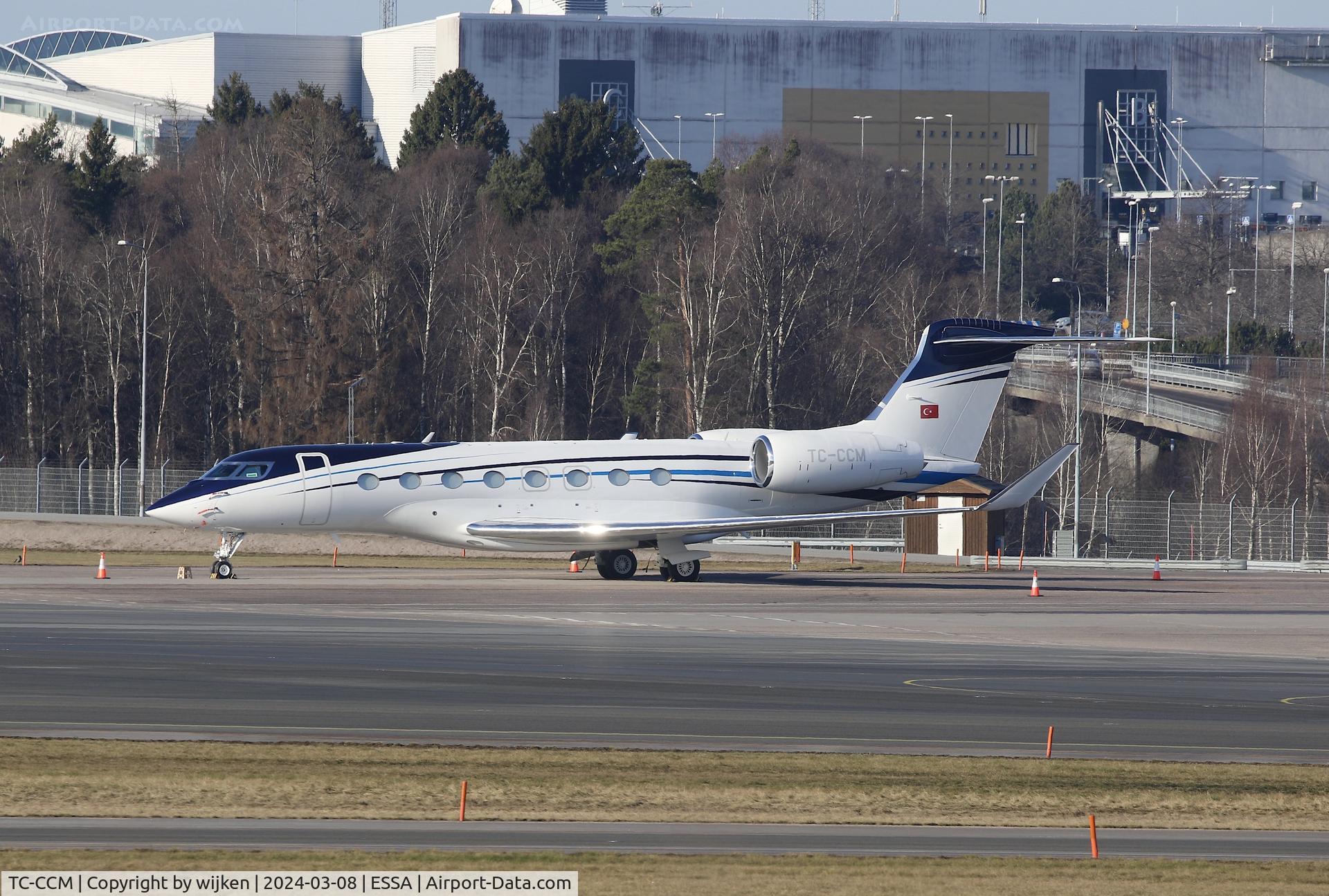 TC-CCM, 2020 Gulfstream GVI (G650ER) C/N 6443, Ramp M