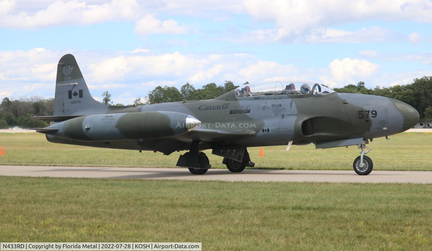 N433RD, 1952 Canadair CT-133 Silver Star C/N T33-579, CT-133 zx