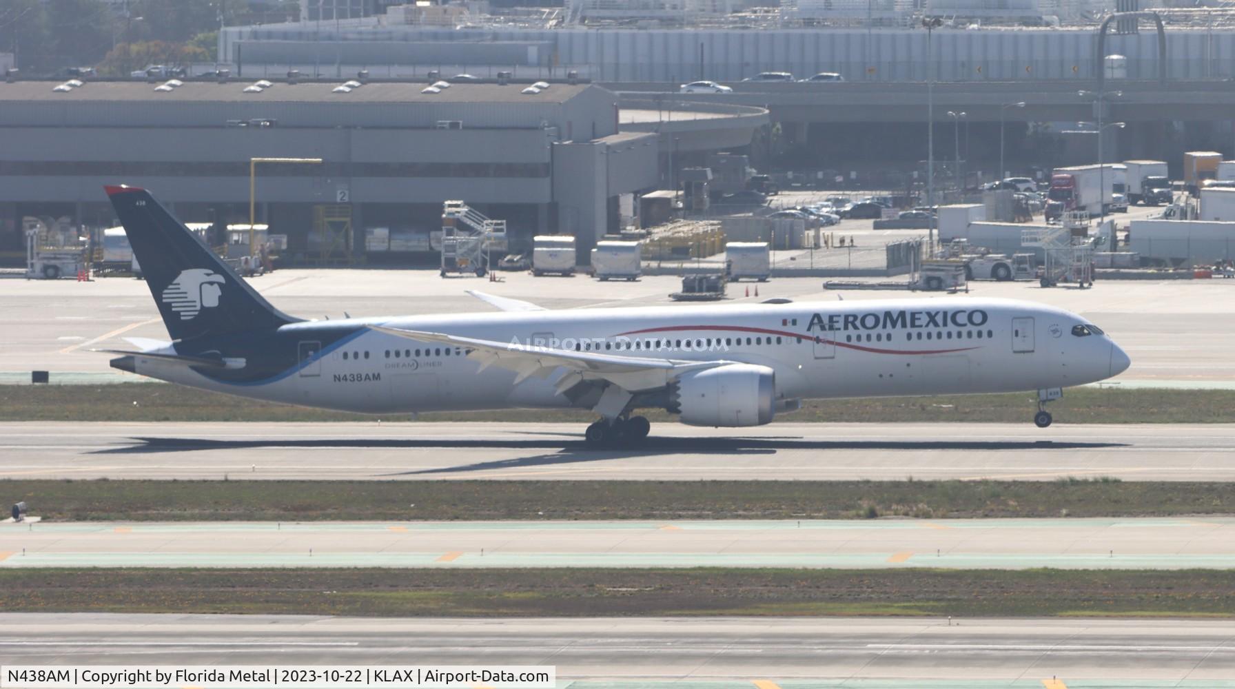 N438AM, 2017 Boeing 787-9 Dreamliner Dreamliner C/N 43862, AMX 789 zx MMMX-LAX