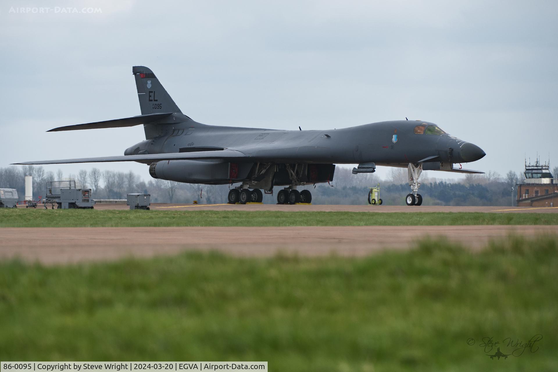 86-0095, 1986 Rockwell B-1B Lancer C/N 55, RAF Fairford, Gloucestershire UK