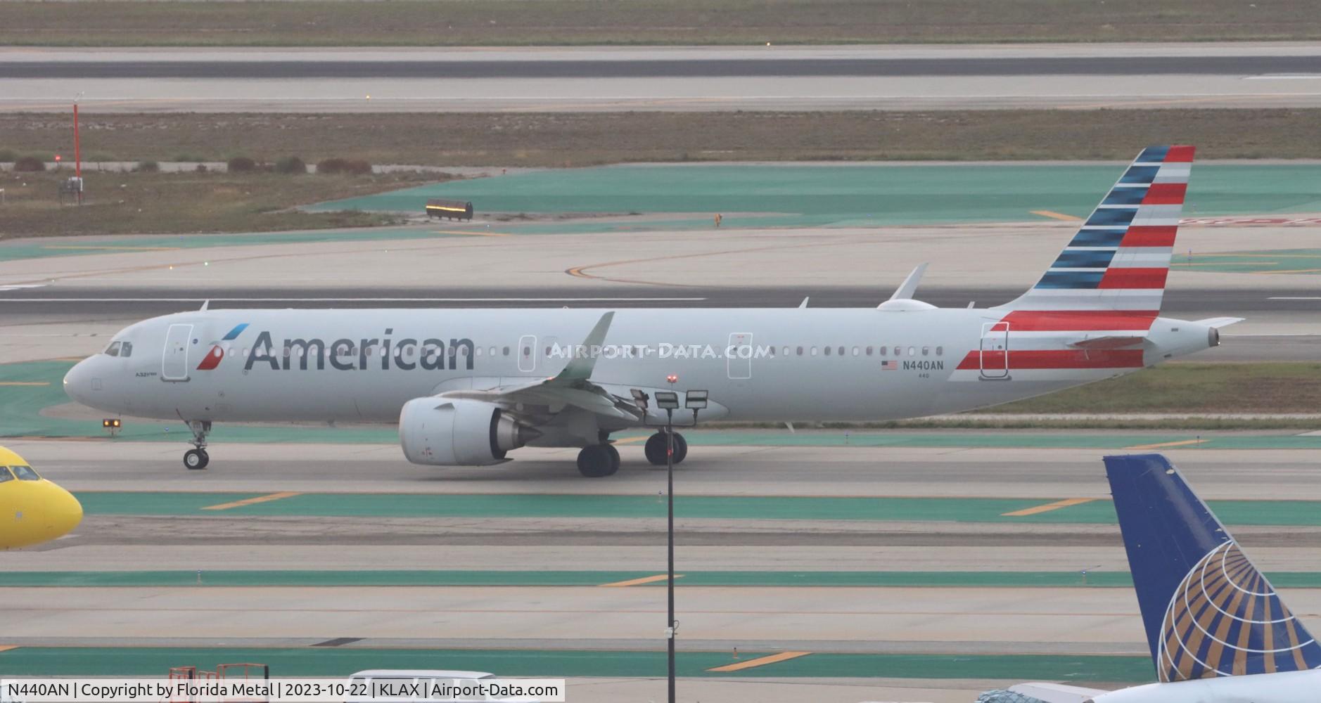 N440AN, 2021 Airbus A321-253NX C/N 10643, AAL A321N zx LAX-DFW