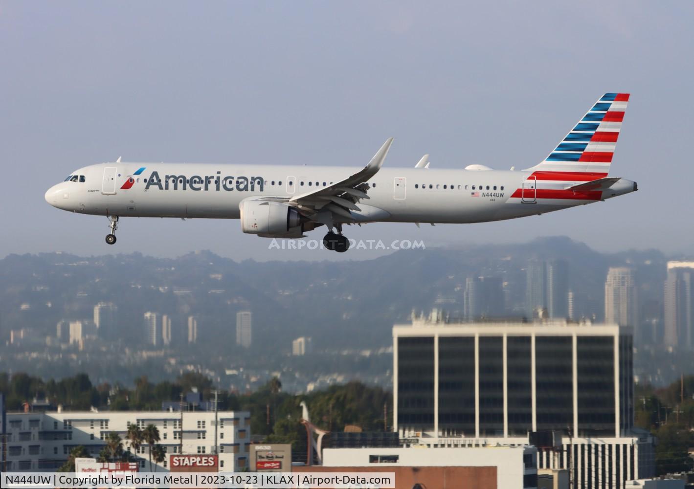 N444UW, 2022 Airbus A321-253NX C/N 10692, AAL A321N zx HNL-LAX