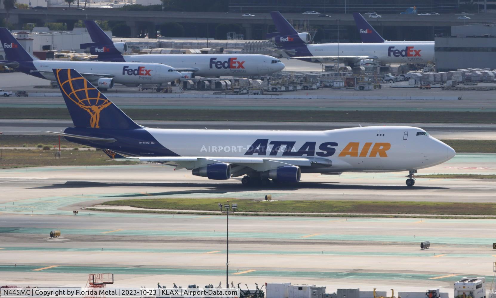 N445MC, 2003 Boeing 747-4B5ERF C/N 33515, GTI 747-400F zx LAX-RKSI