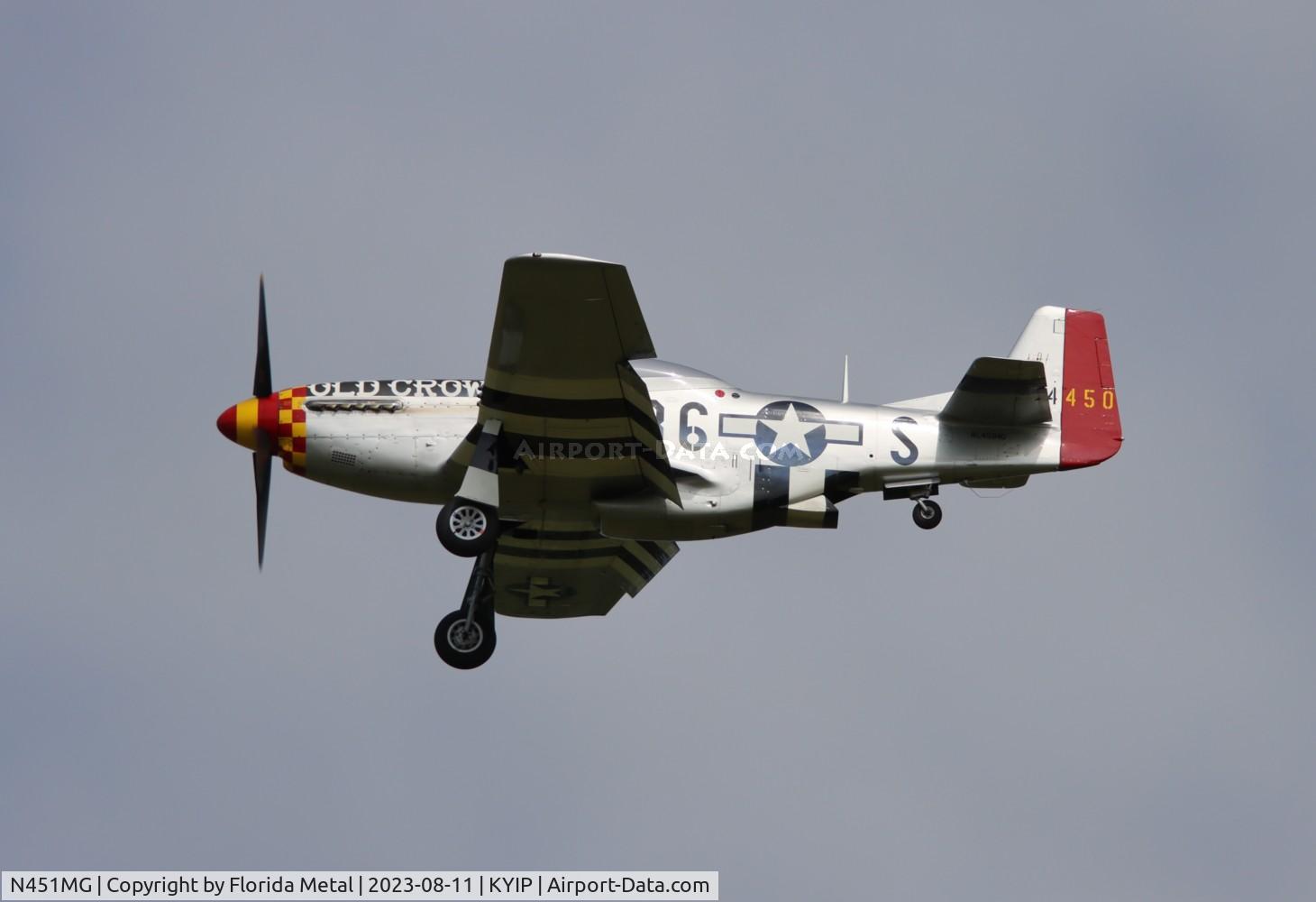 N451MG, 1944 North American P-51D Mustang C/N 44-74774, Thunder Over Michigan 2023 zx