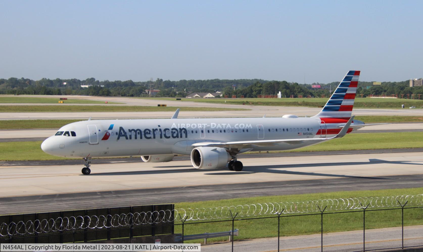 N454AL, 2022 Airbus A321-253NX C/N 10785, AAL A321N zx PHX-ATL