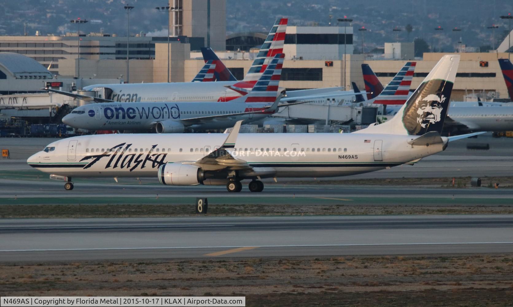 N469AS, 2014 Boeing 737-990/ER C/N 41702, ASA 739 zx SJO-LAX