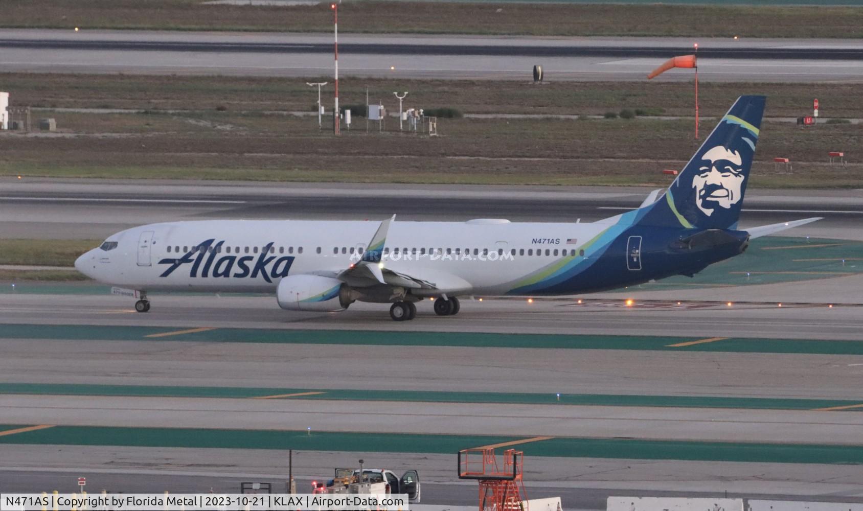 N471AS, 2014 Boeing 737-990/ER C/N 41703, ASA 739 zx LAX-SEA