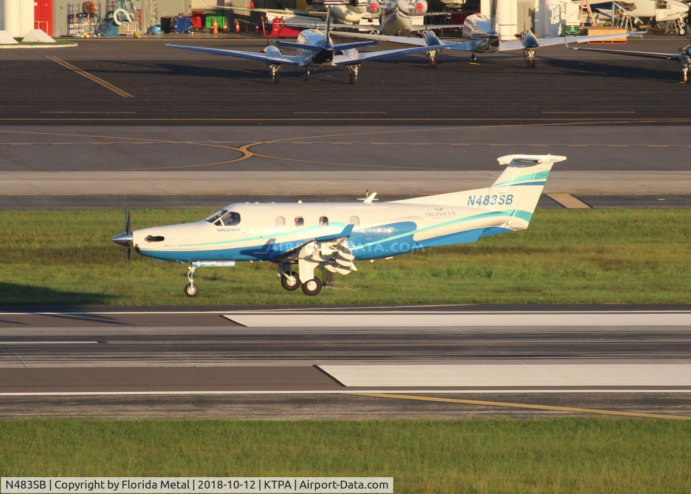 N483SB, 2002 Pilatus PC-12/45 C/N 448, PC-12 zx