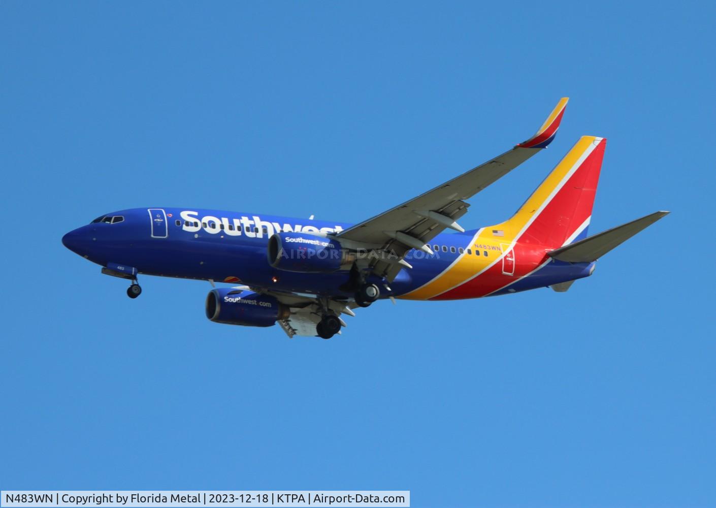 N483WN, 2004 Boeing 737-7H4 C/N 32472, SWA 737 nc zx AUS-TPA