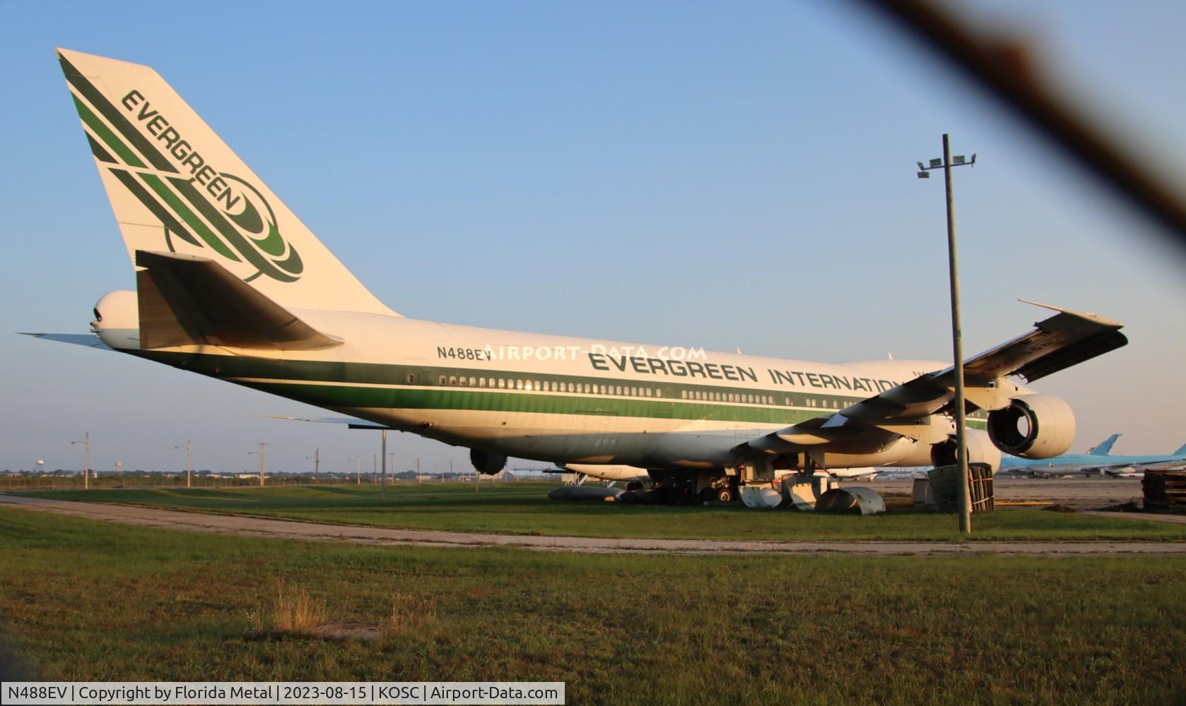 N488EV, 1985 Boeing 747-230BF C/N 23287, Evergreen 747-200 zx