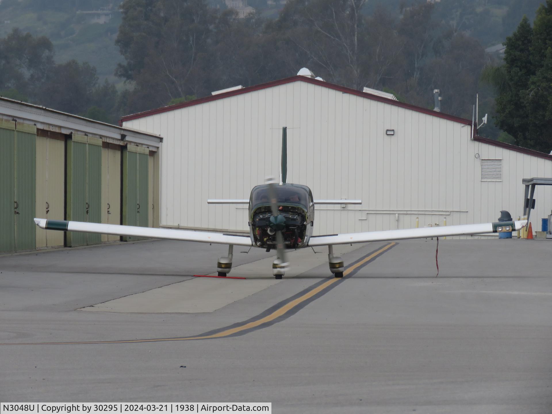 N3048U, 1993 Socata TB-200 Tobago XL C/N 1543, Engine run-up