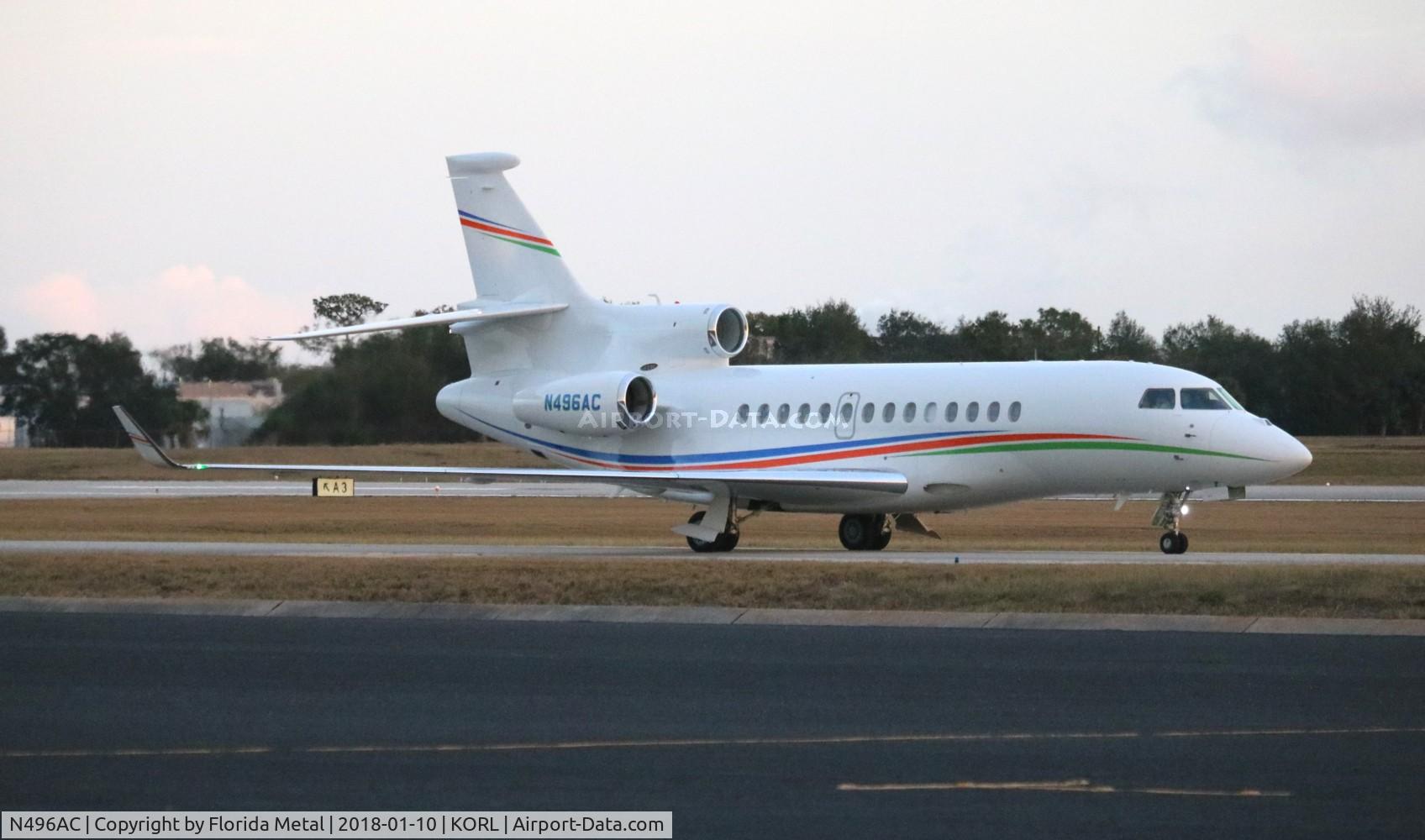 N496AC, 2013 Dassault Falcon 7X C/N 211, Falcon 7X zx