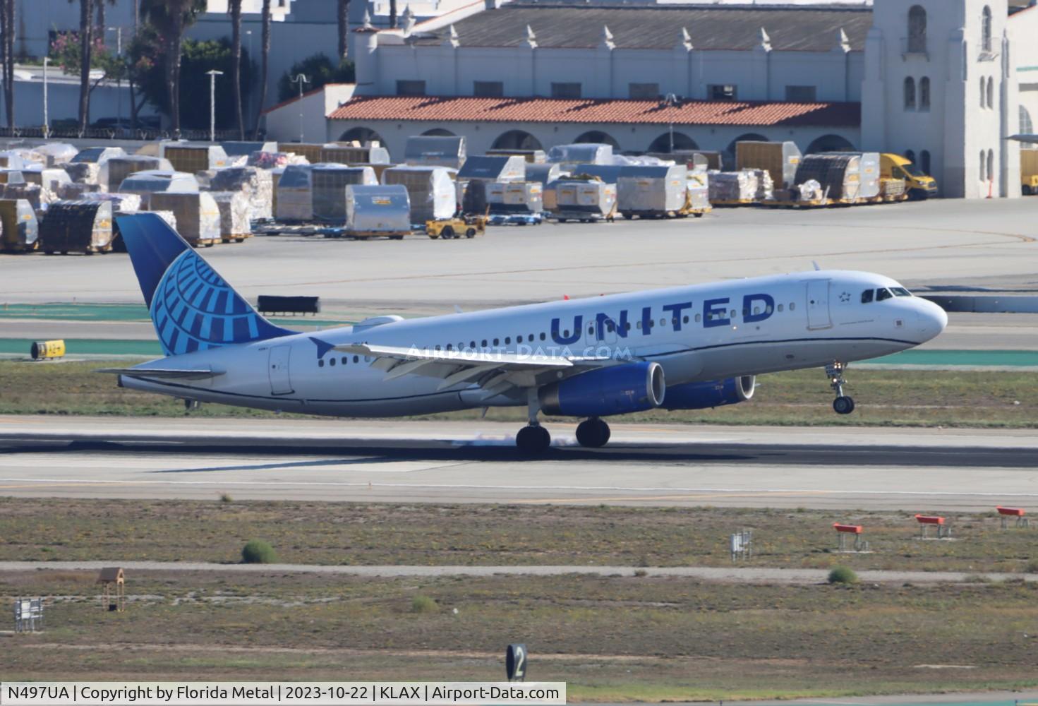 N497UA, 2002 Airbus A320-232 C/N 1847, UAL A320 nc zx MMSD-LAX