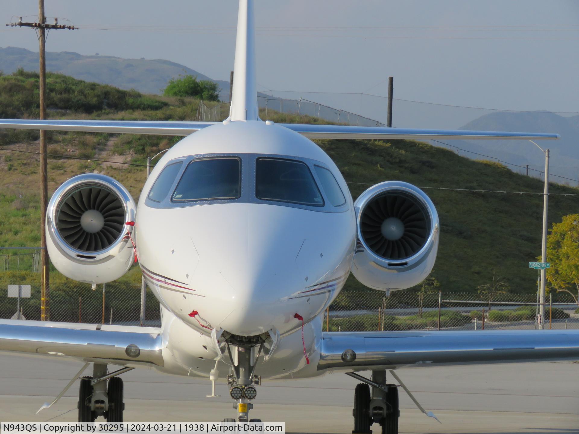 N943QS, 2024 Cessna 680A Citation Latitude C/N 680A0376, 2 PWC PW301