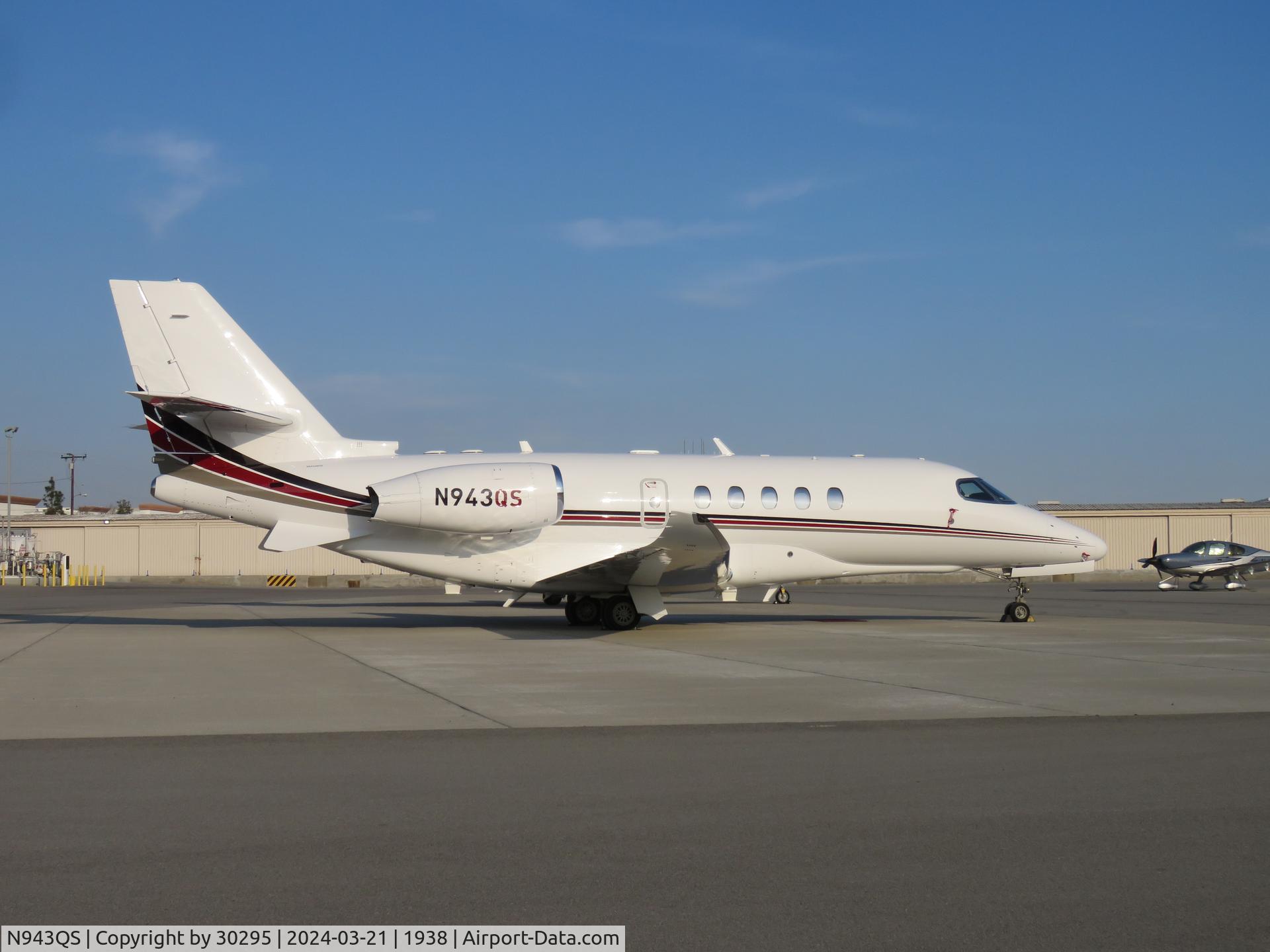 N943QS, 2024 Cessna 680A Citation Latitude C/N 680A0376, PARKED