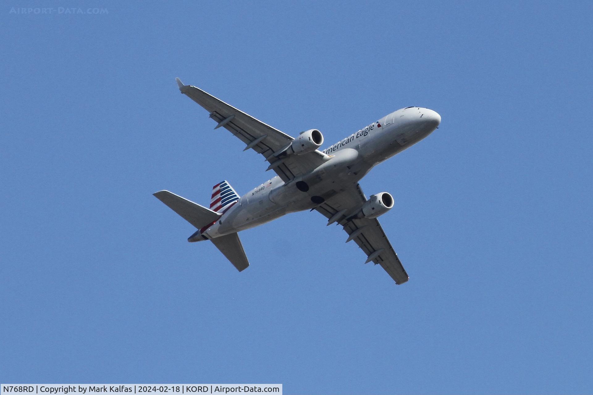 N768RD, 2008 Embraer 170LR (ERJ-170-100LR) C/N 17000230, E170 Envoy/ American Eagle EMBRAER ERJ 170-100 LR N768RD ENY3417 ORD-COU
