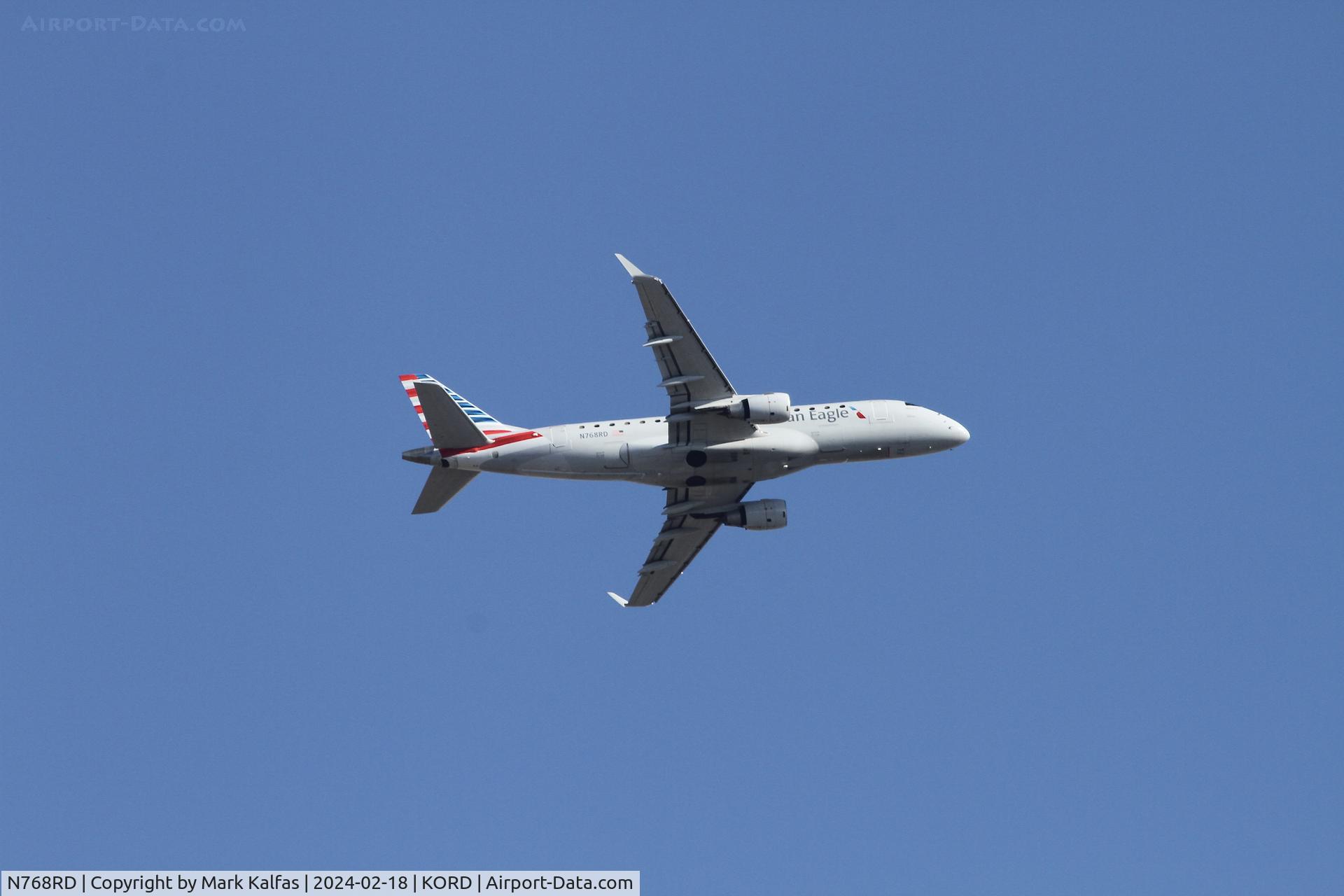 N768RD, 2008 Embraer 170LR (ERJ-170-100LR) C/N 17000230, E170 Envoy/ American Eagle EMBRAER ERJ 170-100 LR N768RD ENY3417 ORD-COU