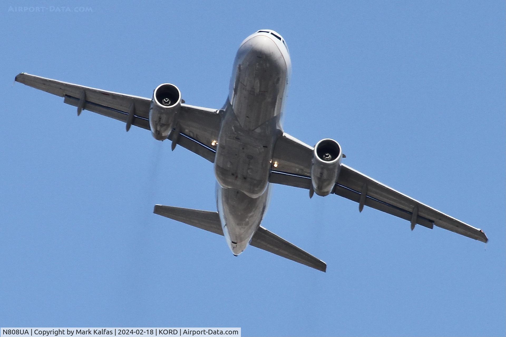N808UA, 1998 Airbus A319-131 C/N 804, A319 United Airlines Airbus A319-131 N808UA UAL1496 ORD-IND