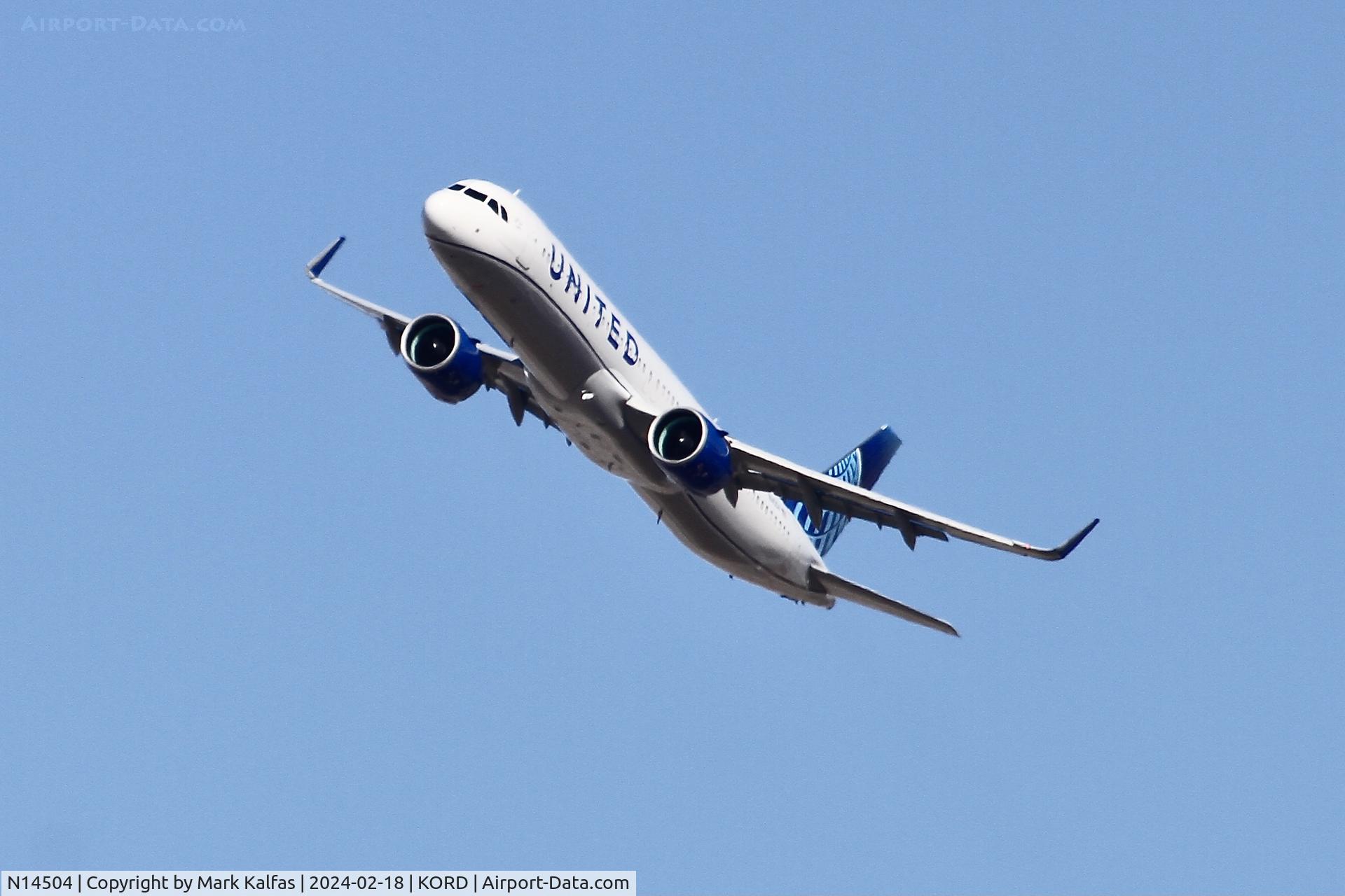 N14504, 2024 Airbus 321-271NX C/N 11708, A321 United Airlines AIRBUS A321-271NX N14504 UAL1872 ORD-FLL