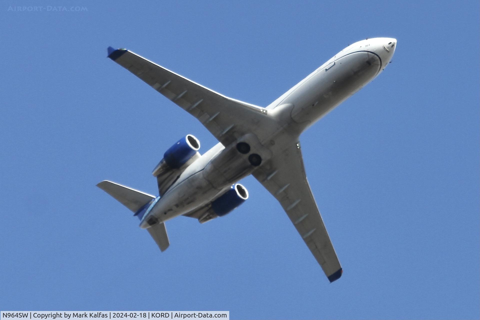 N964SW, 2003 Bombardier CRJ-200ER (CL-600-2B19) C/N 7868, CRJ2 SkyWest/United Express BOMBARDIER INC CL-600-2B19,N964SW SKW5712 ORD-GSP