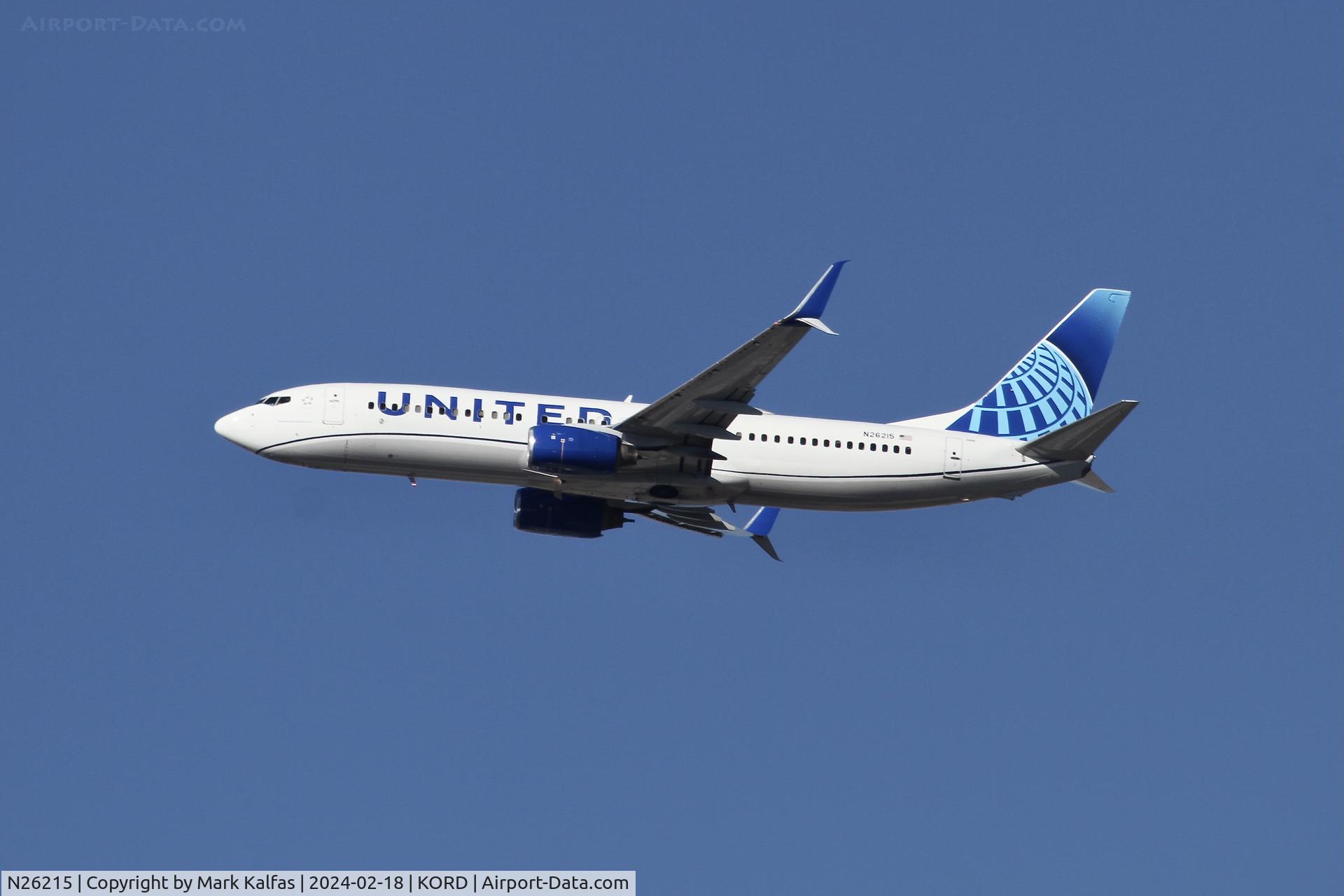 N26215, 1998 Boeing 737-824 C/N 28775, B738 United Airlines BOEING 737-824 N26215 UAL2640 )RD-DCA