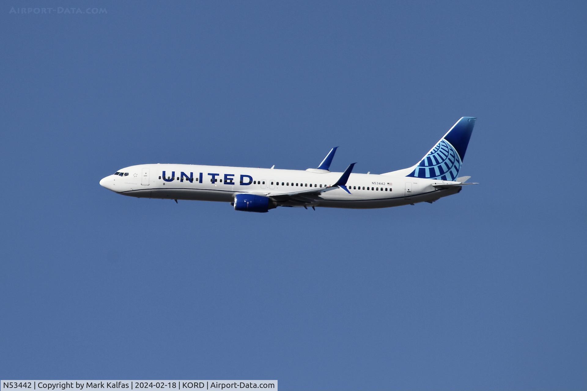 N53442, 2009 Boeing 737-924/ER C/N 33536, B739 United Airlines Boieng 737-924 ER N53442 UAL2618 ORD-STL