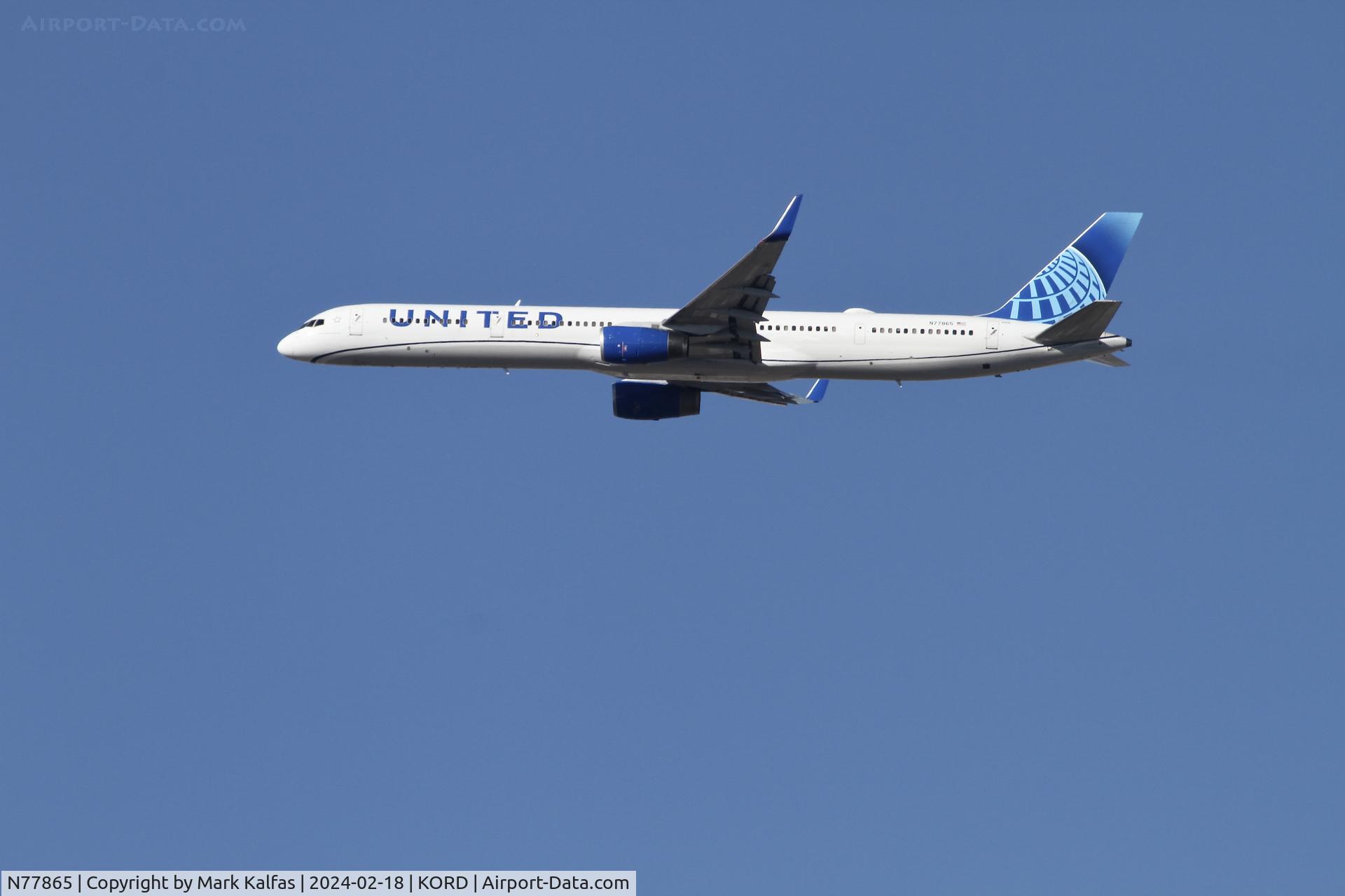 N77865, 2002 Boeing 757-33N C/N 32589, B753 UNITED AIRLINES Boeing 757-33NN77865 UAL1878 ORD-SFO